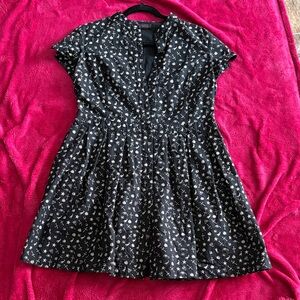 Dr. Martens Black and White Graphiced Dress